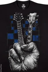  DONT FRET-MUSICA-ATHLETIC T-SHIRT-BLACK